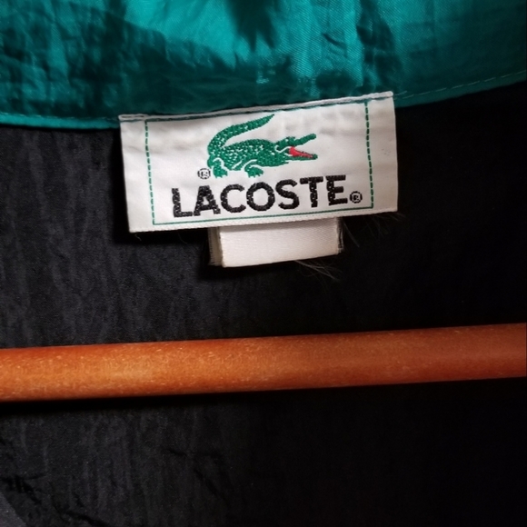 LACOSTE L/XL Windbreaker Hooded Rain Jacket - Picture 7 of 8
